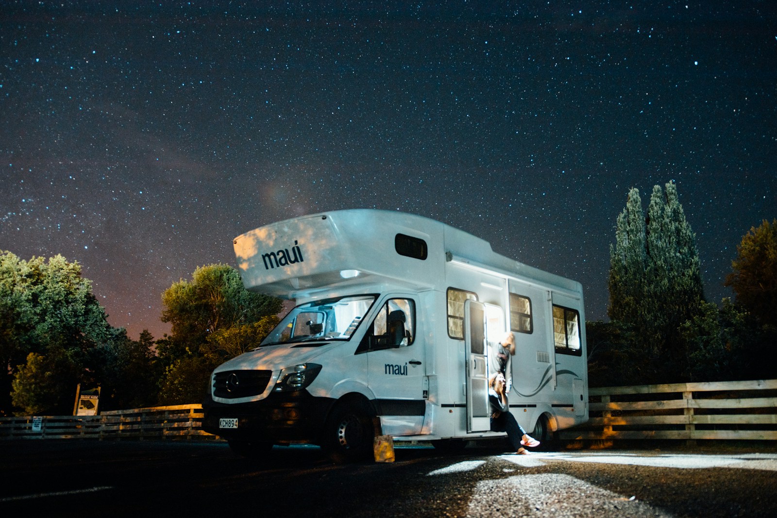 white Maul type-C motorhome with recreational vehicle insurance